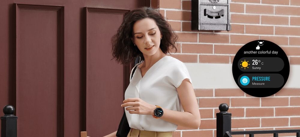 Smartwatch 70MAI Maimo Watch R  ekran bateria czujniki zdrowie sport pasek ładowanie pojemność rozdzielczość łączność sterowanie krew puls rozmowy smartfon aplikacja 