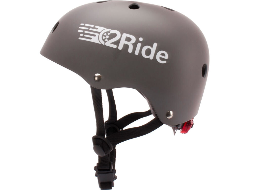 Kask rowerowy SUN BABY Tracker Love 2 Ride Szary dla Dzieci (rozmiar S) regulacja rozmiar