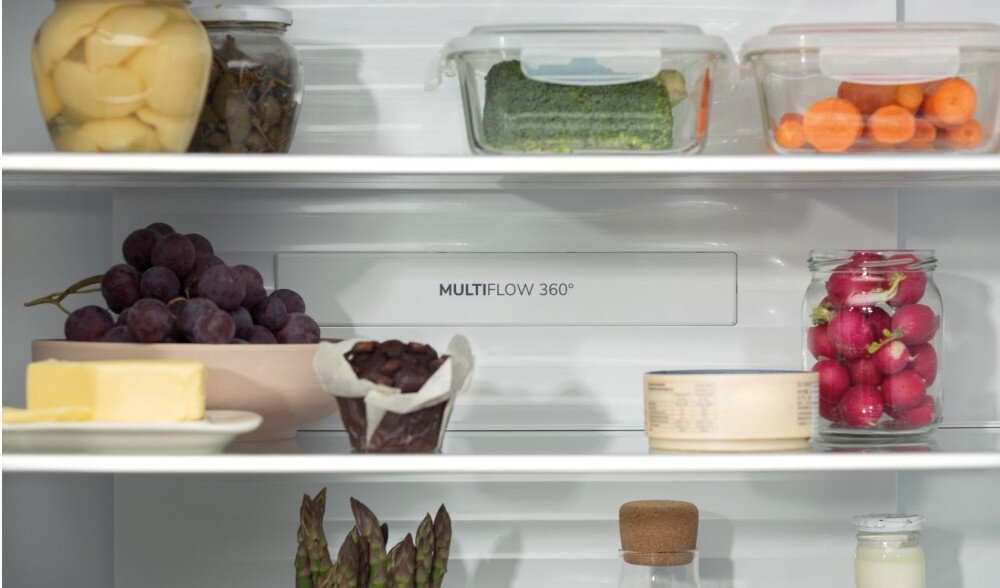 Lodówka NRM8182MX Side by side Nofrost MultiFlow cyrkulacja powietrza