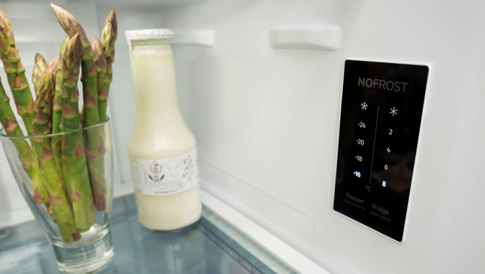 Lodówka GORENJE NRM8182MX Side by side Nofrost sterowanie dotykowe LED wyświetlacz