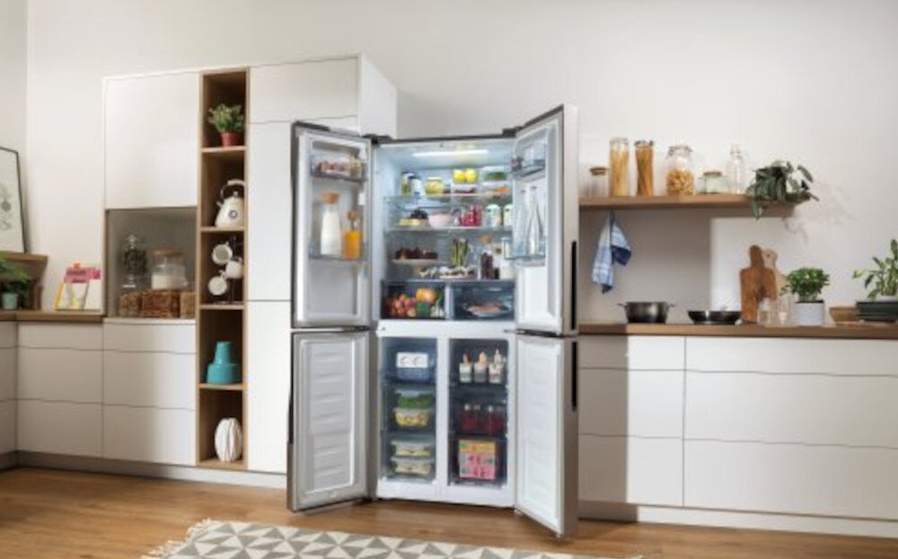 Lodówka GORENJE NRM8182MX Side by side Nofrost przestrzeń