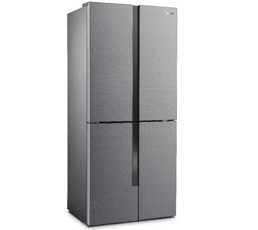 Lodówka GORENJE NRM8182MX Side by side Nofrost zawarość zestawu