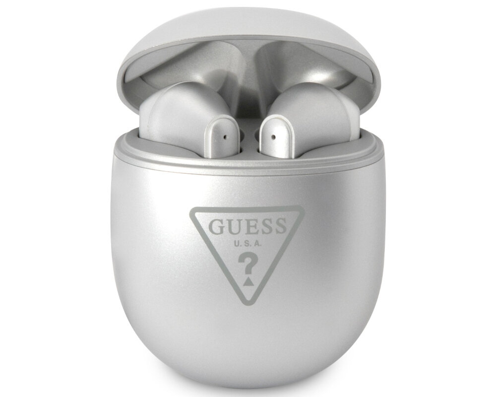 Słuchawki GUESS TWS Triangle Logo wykorzystują technologię Bluetooth, co oznacza, że można ich używać bezprzewodowoDDDDDDD