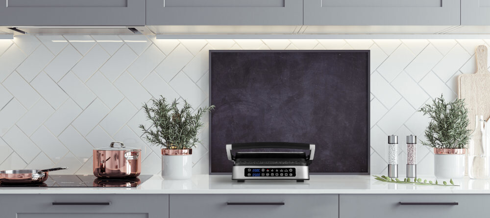 Grill elektryczny ZEEGMA Chef Srebrny rodzaje potraw wybór