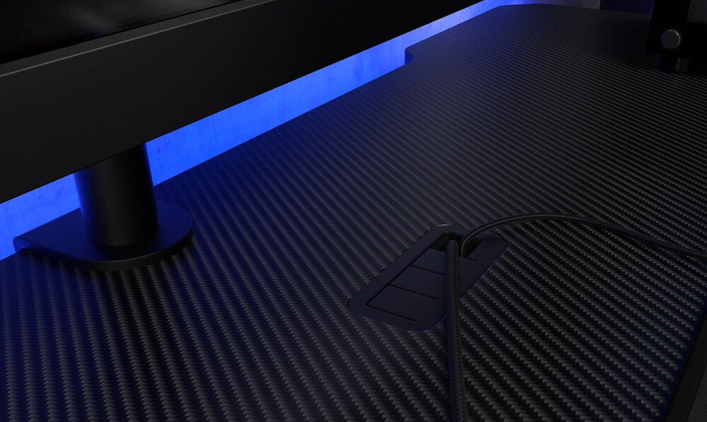 Biurko ENDORFY Atlas S design wykończenie stabilna solidna konstrukcja użytek kable 