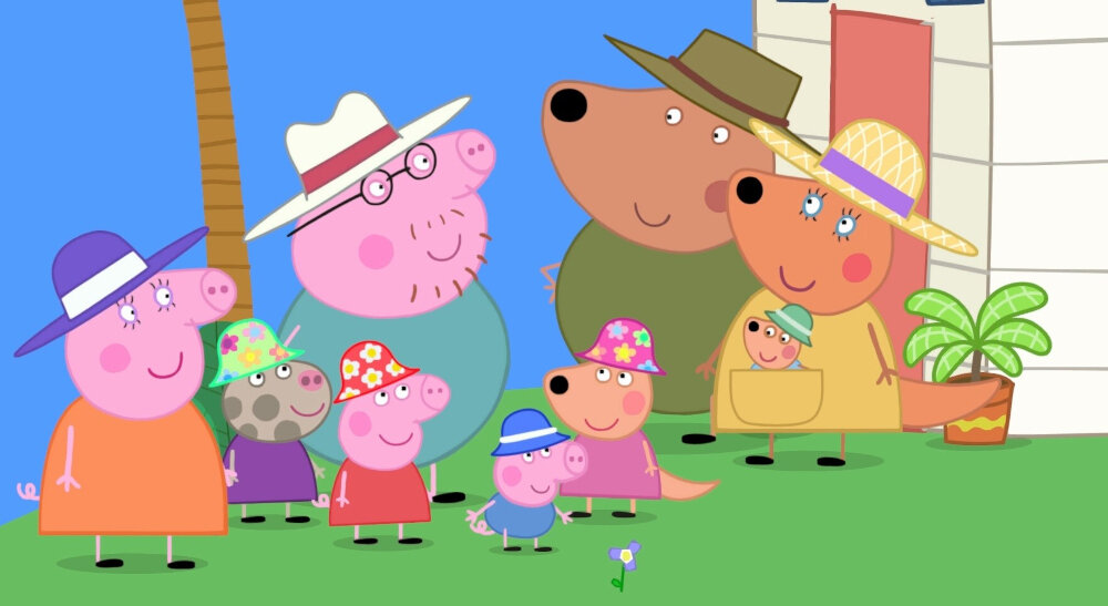 Świnka Peppa: Światowe Przygody Gra wycieczka rodzina nowy jork australia paryż dom budowa świat przygody postacie