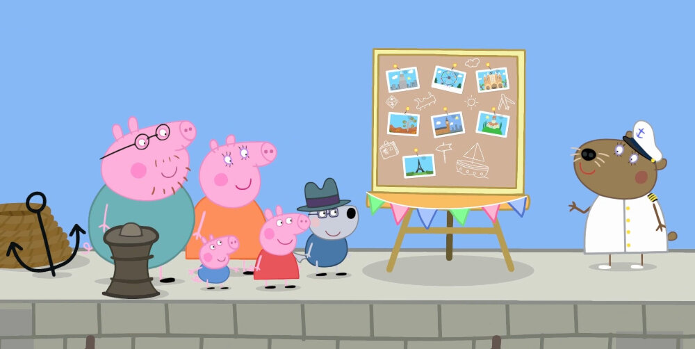 Świnka Peppa: Światowe Przygody Gra wycieczka rodzina nowy jork australia paryż dom budowa świat przygody postacie 