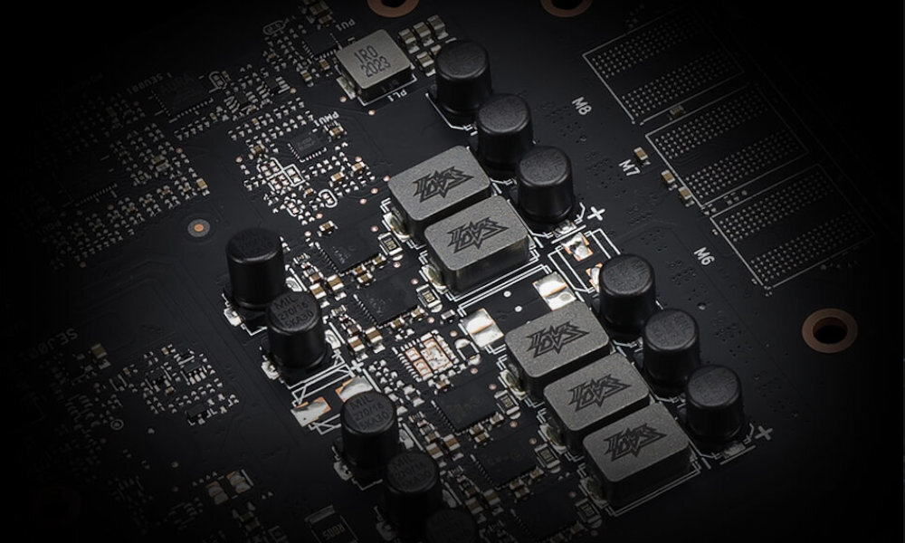 ASUS TUF Gaming GeForce RTX 3060 Ti 8GB OC komponenty