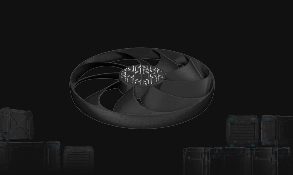 ASUS TUF Gaming GeForce RTX 3060 Ti 8GB OC wentylator