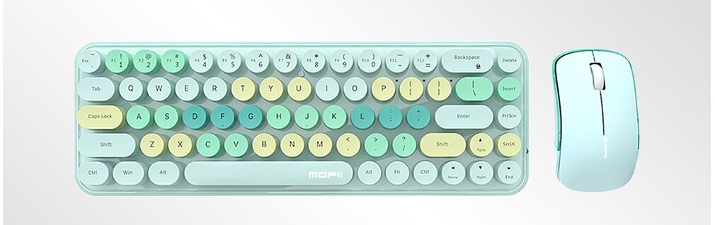 Zestaw MOFII Sweet Bezprzewodowa wymiary usb zasilanie Bateryjne Praworęczna Optyczna tryby uśpienia