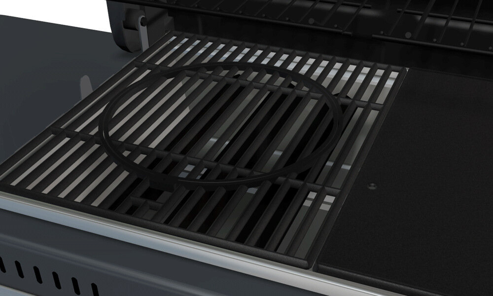 Grill gazowy CAMPINGAZ Classic WLD Seria 3 świeża pizza na specjalnym  kamieniu grillowana paella na patelni z powłoką zapobiegającą przywieraniu warzywa po chińsku w woku ze stali węglowej kurczak z opiekacza do drobiu CAMPINGAZ Culinary Modular