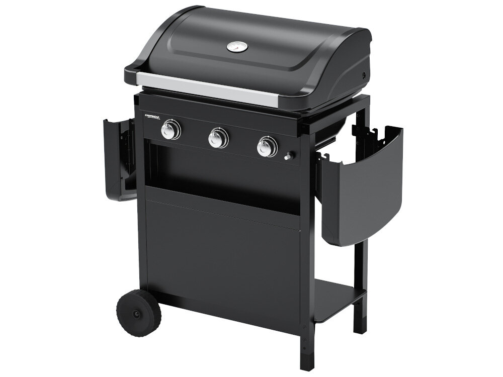 Grill gazowy CAMPINGAZ Compact 3 L wbudowany w pokrywę termometr zapłon piezoelektryczny