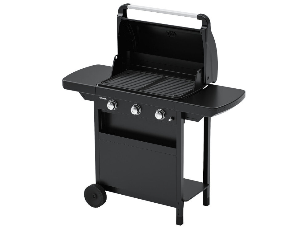 Grill gazowy CAMPINGAZ Compact 3 L zamykana szafka na dole konstrukcji miejsce a butlę gazową