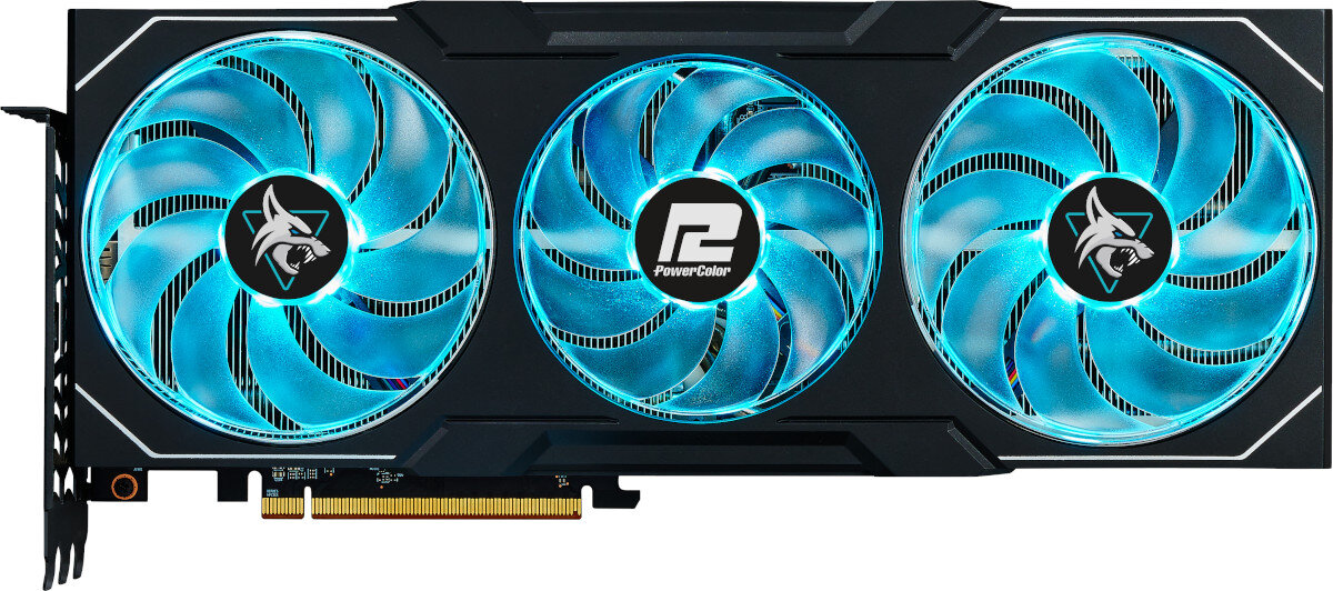 Karta graficzna POWERCOLOR Radeon RX 7900 XTX Hellhound 20GB chłodzenie wentylatory