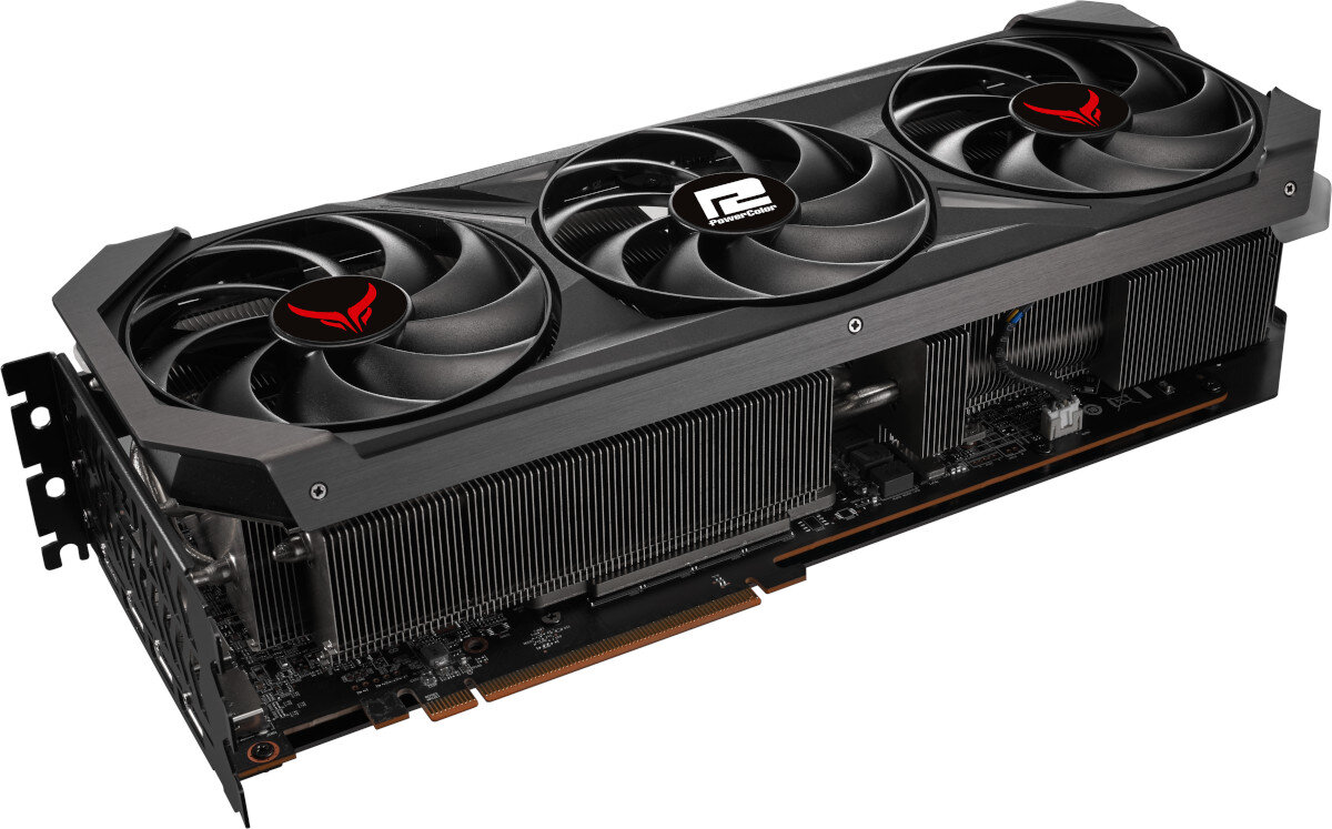 Karta graficzna POWERCOLOR Radeon RX 7900 XTX Red Devil 20GB chłodzenie wentylatory