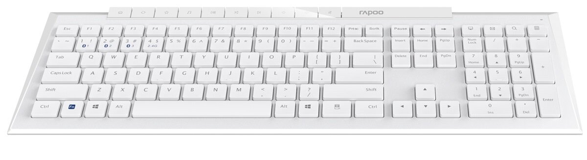 Bluetooth 3.0 i 5.0 stabilne połączenie zestaw RAPOO Multi-Mode 8210M
