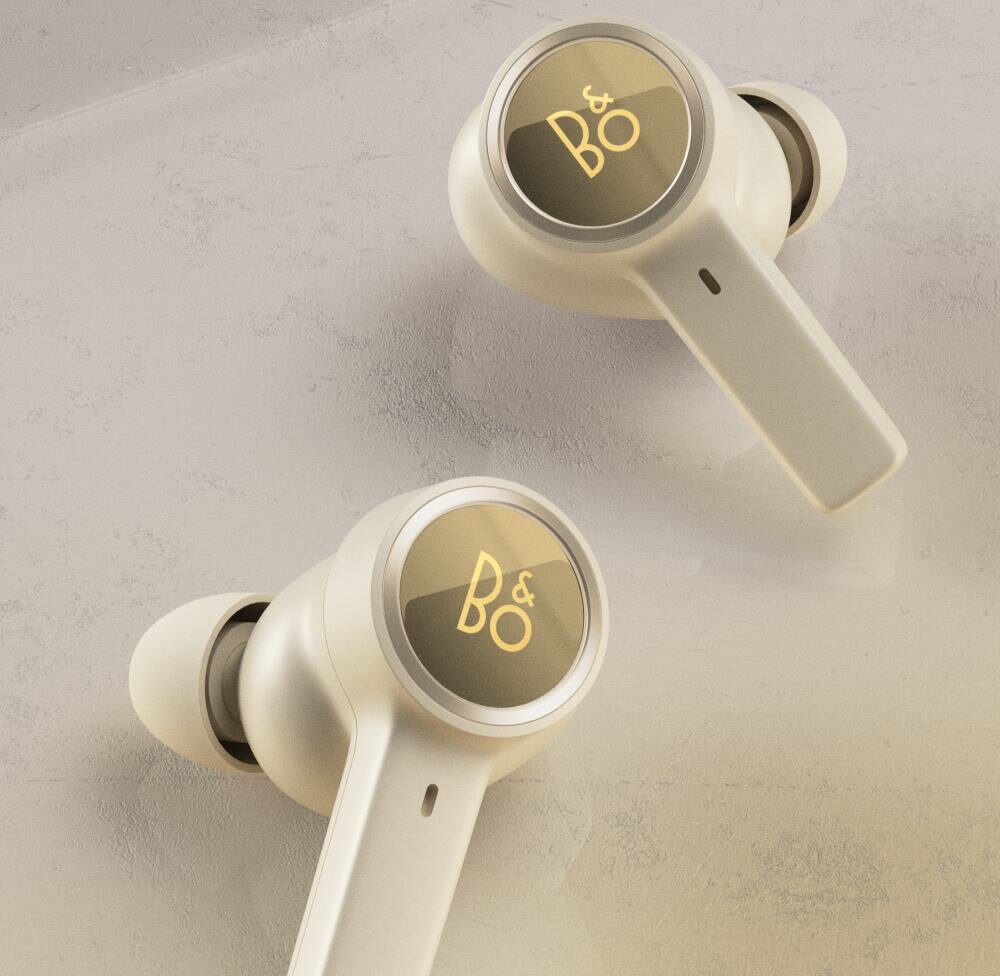 Słuchawki dokanałowe BANG & OLUFSEN Beoplay EX dźwięk jakość bezprzewodowe ładowanie praca brzmienie basy