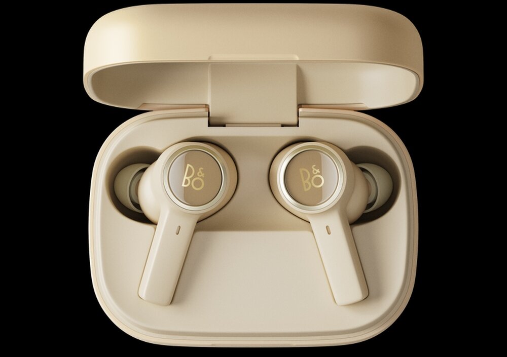 Słuchawki dokanałowe BANG & OLUFSEN Beoplay EX dźwięk jakość bezprzewodowe ładowanie praca brzmienie basy