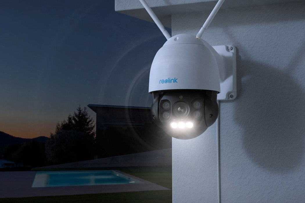 REOLINK RLC-523WA wykrywanie włamanie intruz reflektory