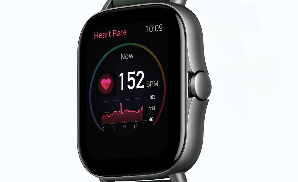 Smartwatch AMAZFIT GTS 2E serce