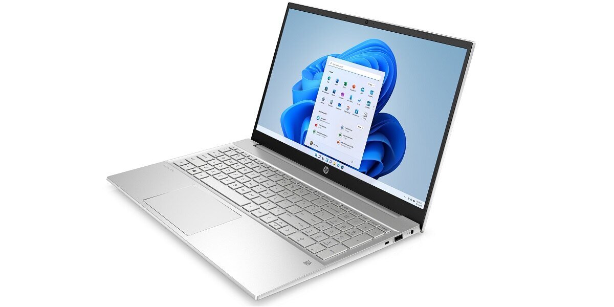 Laptop HP Pavilion 15 procesor rdzenie taktowanie wydajność rozrywka praca kąty widzenia rozdzielczość karta graficzna jakość dysk RAM ekran częstotliwość złącza