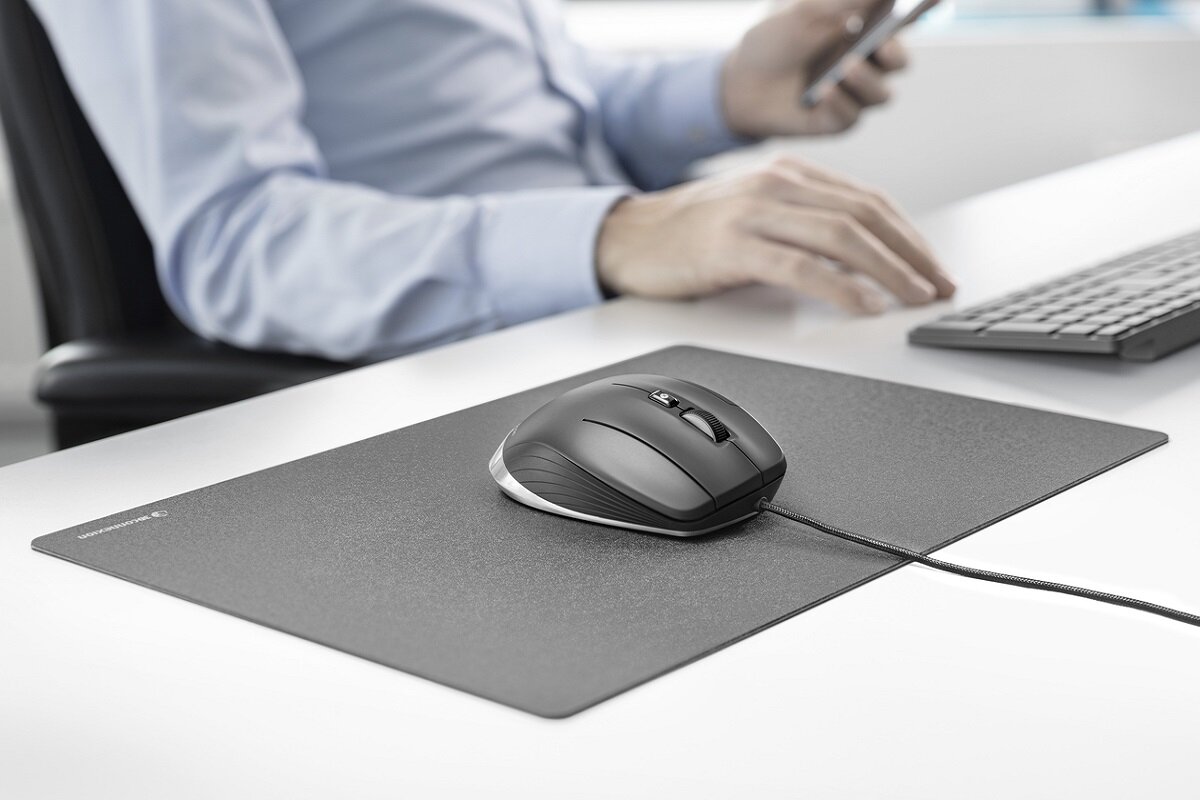 Zestaw 3DCONNEXION 3DX-700107 SpaceMouse Enterprise Kit 2 SpaceMouse® Enterprise CadMouse Pro Wireless z etui ochronne CadMouse Pad 3Dconnexion Universal Receiver Dwuportowy hub USB Kabel USB-C 1,5 m Kabel micro USB 0,5 m