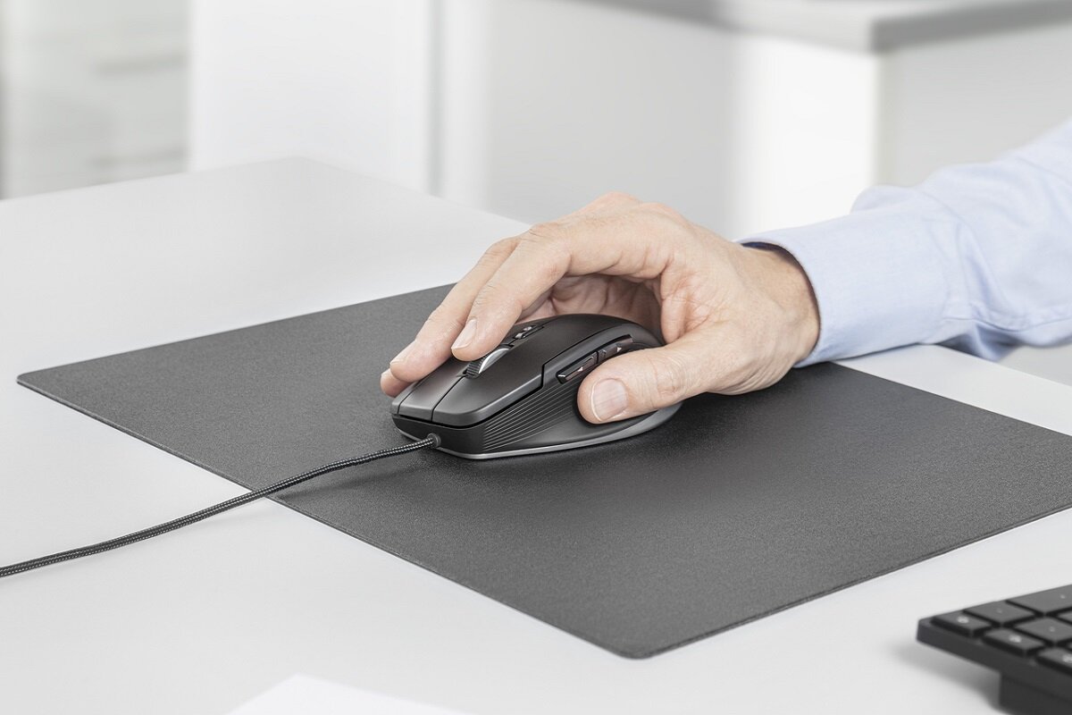 Zestaw 3DCONNEXION 3DX-700107 SpaceMouse Enterprise Kit 2 SpaceMouse® Enterprise CadMouse Pro Wireless z etui ochronne CadMouse Pad 3Dconnexion Universal Receiver Dwuportowy hub USB Kabel USB-C 1,5 m Kabel micro USB 0,5 m