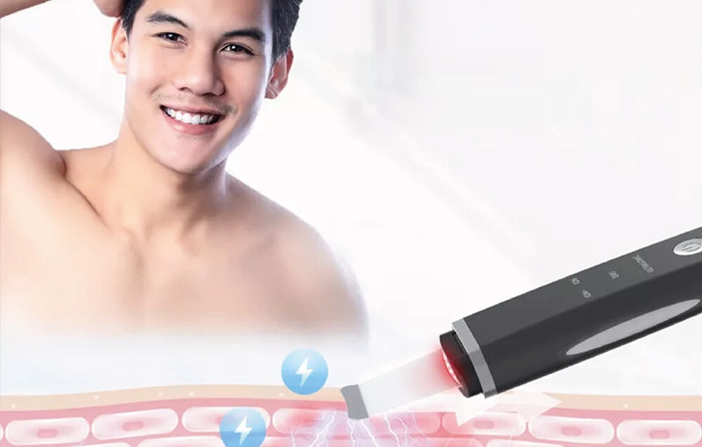 Urzadzenie do peelingu kawitacyjnego KENSEN KCPJ11-001 Terapia swietlna efekty