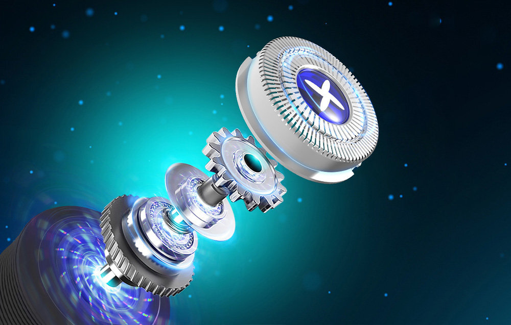 Golarka KENSEN 06-KTXD12-001 dokladne dzialanie czestotliowsc wydajny silnik 6500 rpm Ostrza wykonano z solidnej stali nierdzewnej