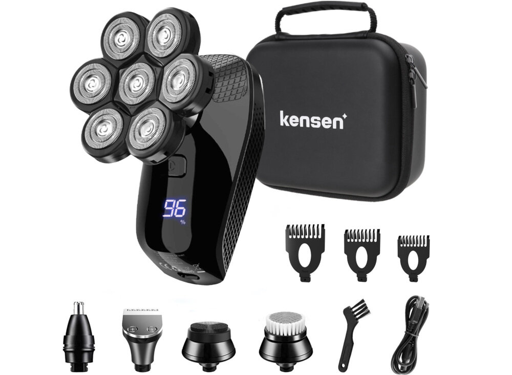 Golarka KENSEN 5w1 05-KGTJ11-001 zestaw akcesoria komplet wyposazenie
