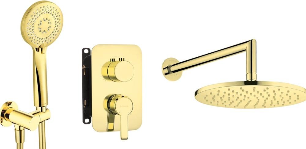 DEANTE Arnika BXYZZQAM zestaw prysznicowy łazienka mosiądz trwałość niezawodność wąż słuchawka deszczownica