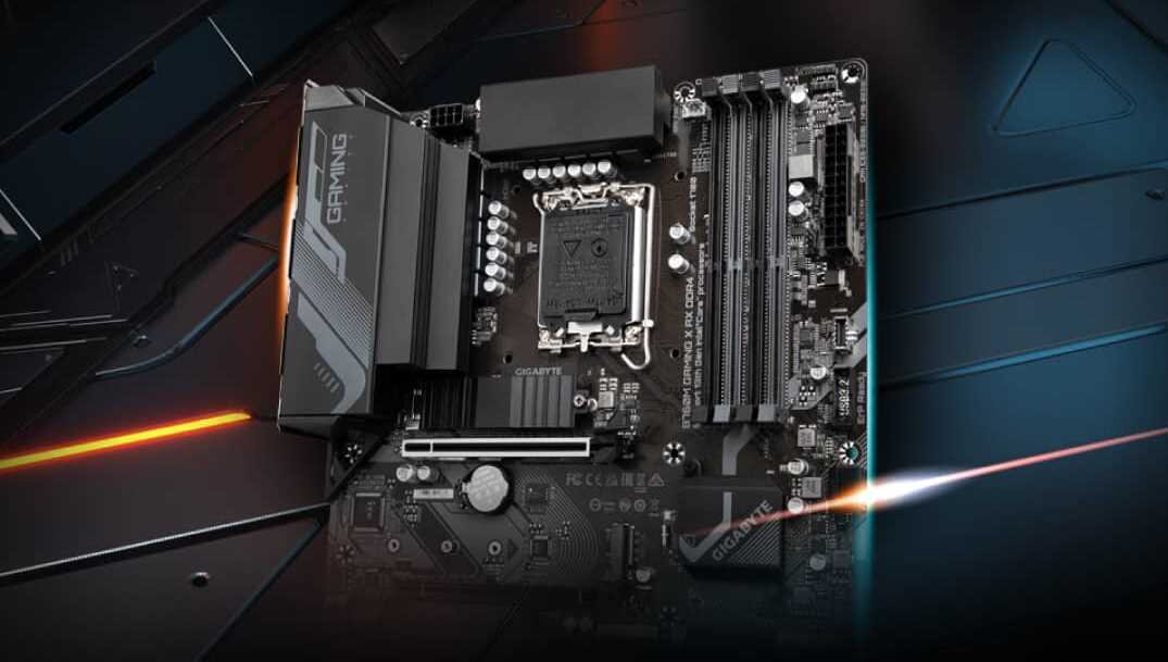 Płyta główna GIGABYTE B760M Gaming X AX DDR4 - design