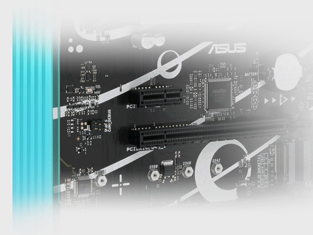 Płyta główna ASUS Prime B760M-A D4 kontrola wentylatory konstrukcja oprogramowanie