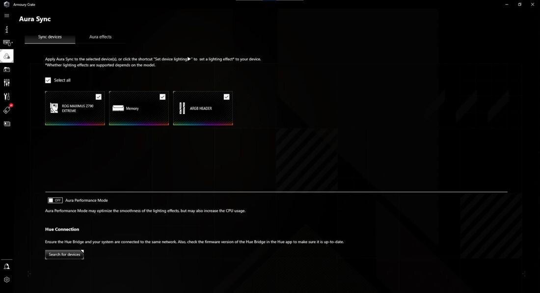 Płyta główna ASUS ROG Strix B760-F Gaming WiFi - Armoury Crate