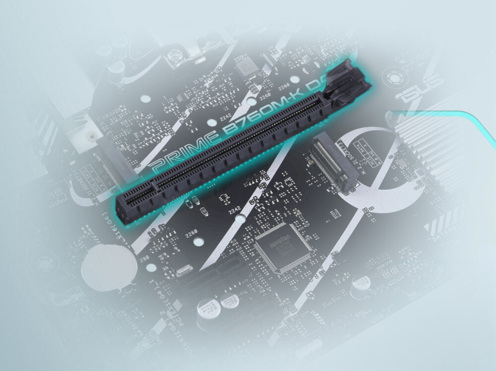 Płyta główna ASUS Prime B760M-K D4 chipset interfejsy przepustowość