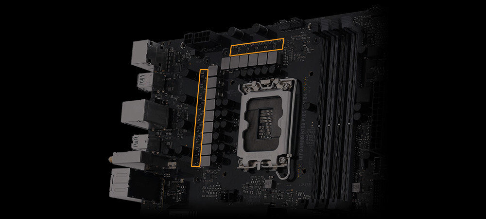 Płyta główna ASUS TUF Gaming B760M-Plus D4 - stabilność