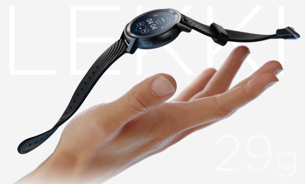 Smartwatch MOTOROLA Moto Watch 100 Czarny ekran bateria czujniki zdrowie sport pasek ładowanie pojemność rozdzielczość łączność sterowanie krew puls rozmowy smartfon aplikacja
