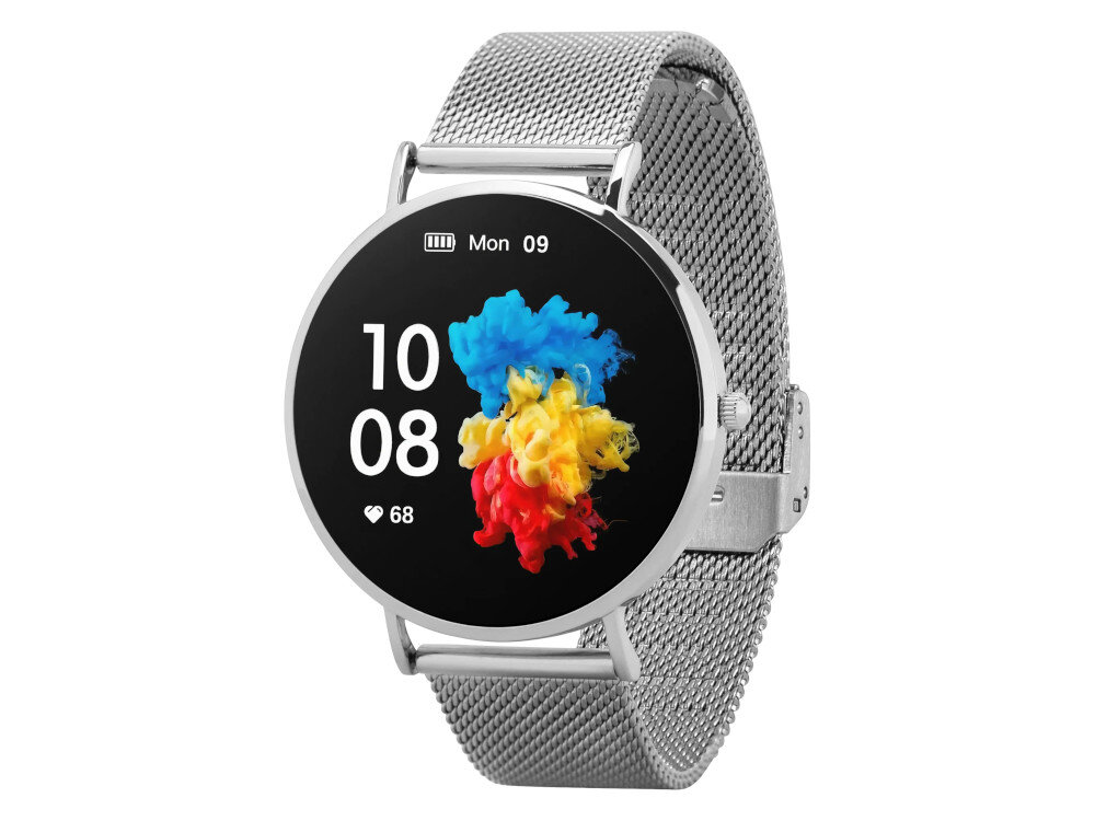 Smartwatch GARETT Verona kobieta ze smartwatchem na nadgarstku