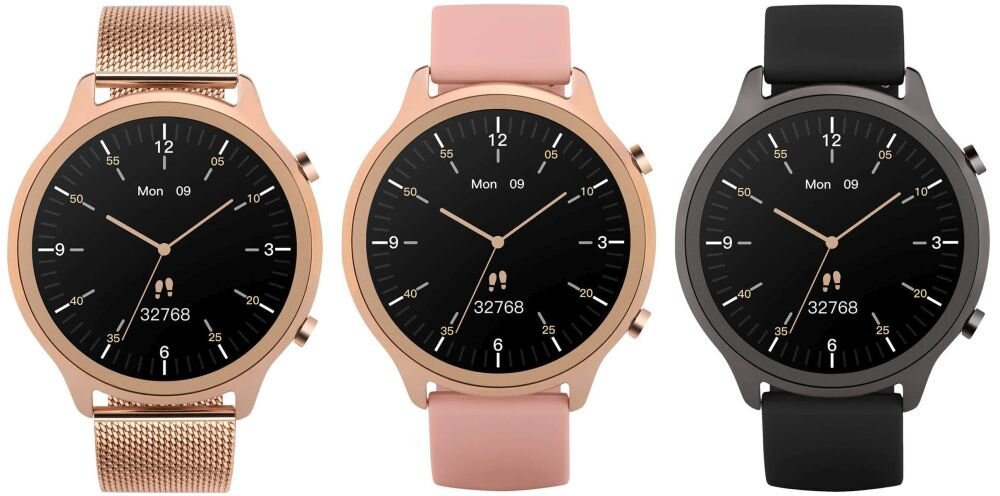Smartwatch GARETT Veronica ekran bateria czujniki zdrowie sport pasek ładowanie pojemność rozdzielczość łączność sterowanie krew puls rozmowy smartfon aplikacja