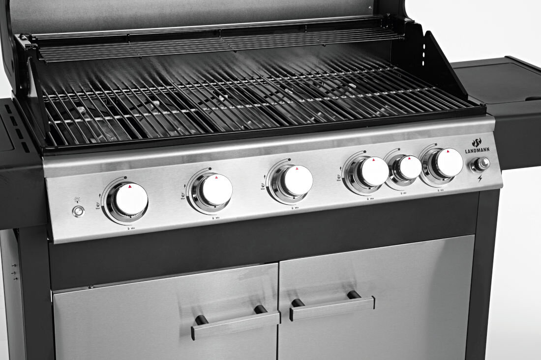 Grill gazowy LANDMANN 05199 5 palnikow temperatura rozne strefy grillowania