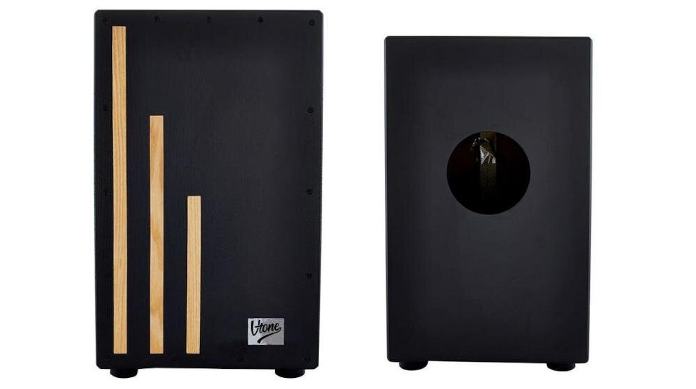 Cajon V-TONE CJ 10 bęben drzewo klon wierzba akustyka otwór rezonansowy wzmocnienie dźwięk brzmienie struny
