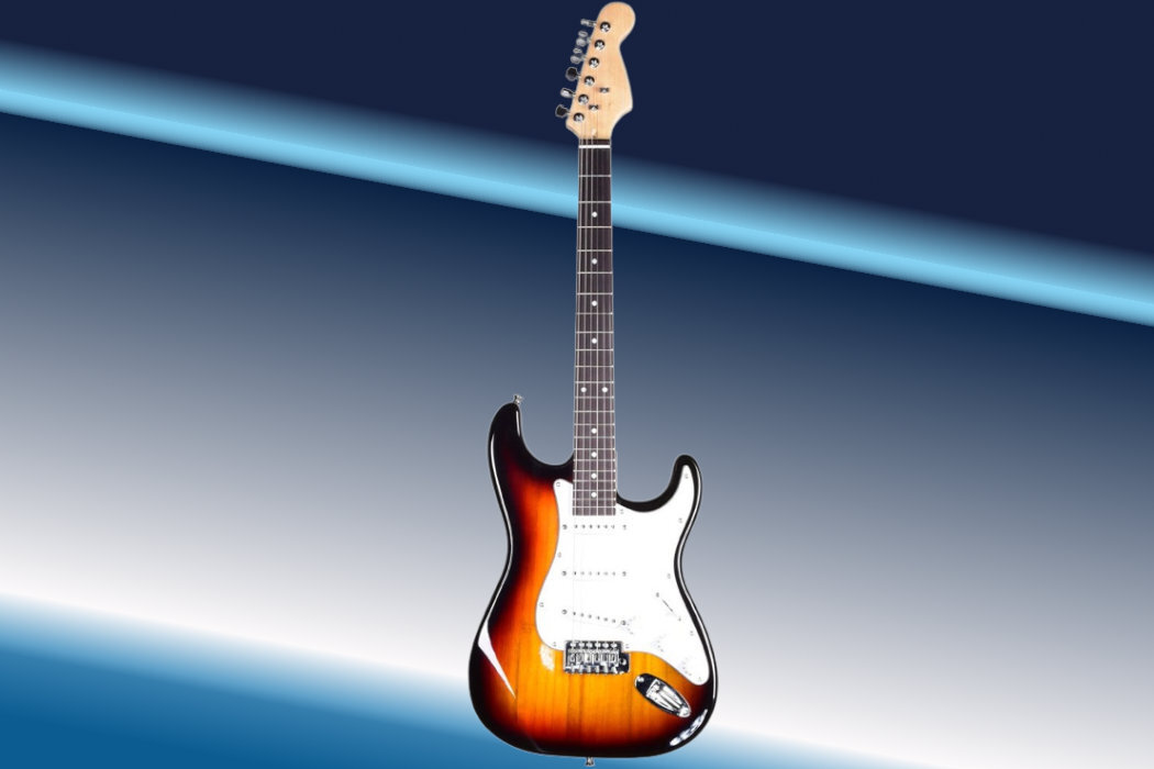 Zestaw gitarowy NN Eg Set Sunburst + Wzmacniacz + Etui start wygoda elegancja replika moc zabawa nauka