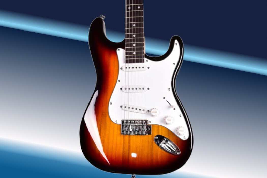 Zestaw gitarowy NN Eg Set Sunburst + Wzmacniacz + Etui start wygoda elegancja replika moc zabawa nauka