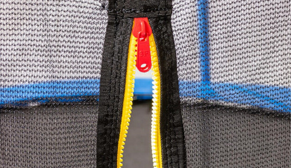 Trampolina MIRPOL 10FT J21 305 cm bezpieczeństwo siatka zabezpieczającą zamek błyskawiczny optymalna ochrona