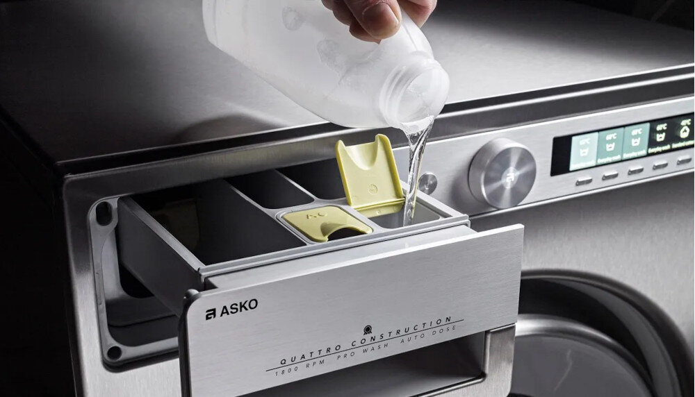 ASKO W4086C.T/2 detergent woda bęben pralka plamy ciemne tkaniny efektywność pranie niskie temperatury technologia