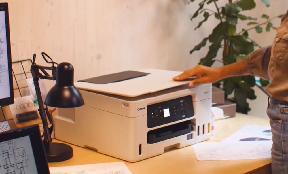 Urządzenie wielofunkcyjne CANON MAXIFY GX3040 papier wydajność tusz drukowanie szybkość łączność format sterowanie