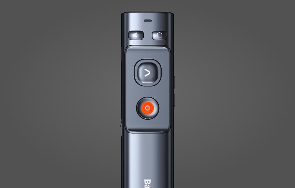 Pilot do prezentacji BASEUS Orange Dot WKCD020013 narzędzie głos transkryptor prezentacje dynamika profesjonalizm działanie zasięg zdalne sterowanie konstrukcja
