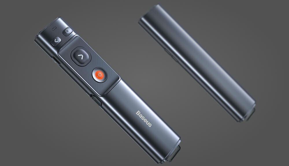 Pilot do prezentacji BASEUS Orange Dot WKCD020013 narzędzie głos transkryptor prezentacje dynamika profesjonalizm działanie zasięg zdalne sterowanie konstrukcja