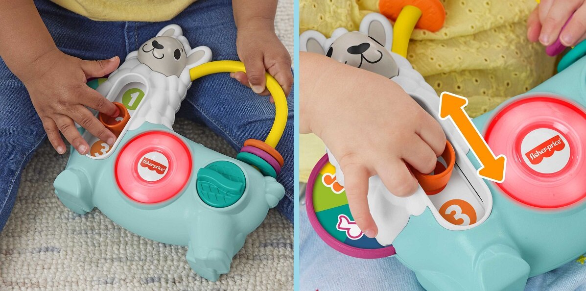 Zabawka interaktywna FISHER PRICE Linkimals Lama 123 HNM86 zabawka chłopcy dziewczynki zabawka edukacyjna prezent podarunek upominek święta dzieci zabawka interaktywna uczy bawi