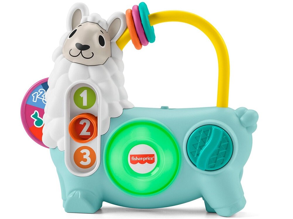 Zabawka interaktywna FISHER PRICE Linkimals Lama 123 HNM86 zabawka chłopcy dziewczynki zabawka edukacyjna prezent podarunek upominek święta dzieci zabawka interaktywna uczy bawi